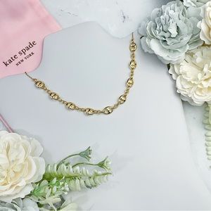 SOLD- Kate Spade Gold Duo Link Chain Necklace